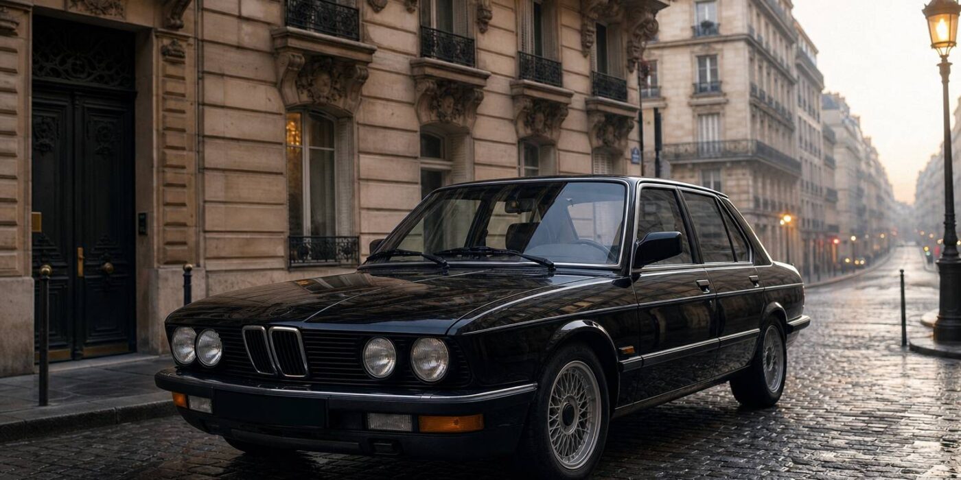 Rencontre insolite dans les rues de Paris : la légendaire BMW Série 5 E28 en démonstration