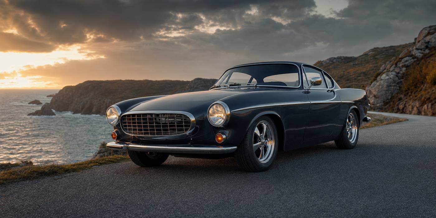 Volvo P1800 : un coupé break de chasse au design singulier